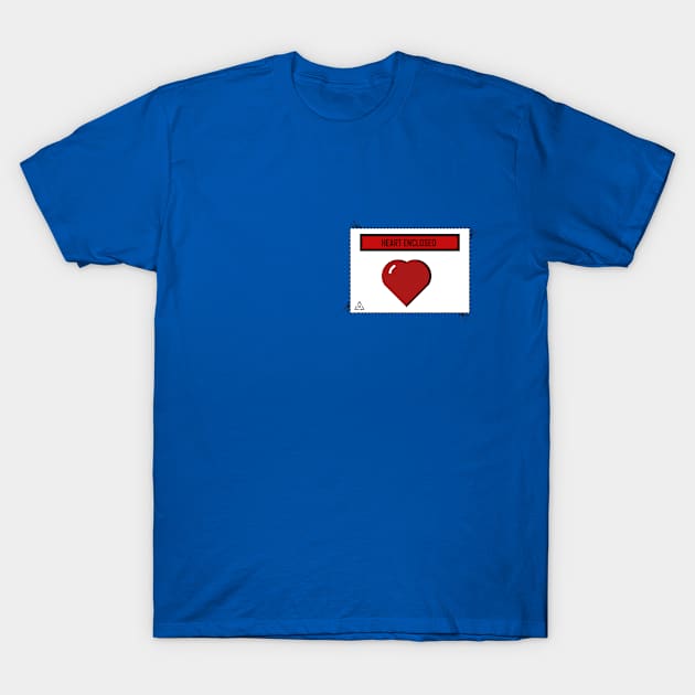 Heart in Pocket T-Shirt by Anime6nik